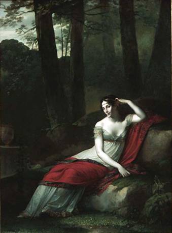Josephine Empress Consort of France 1805  by Pierre-Paul Prudhon 1758-1823 	Musee du Louvre Paris R.F. 270